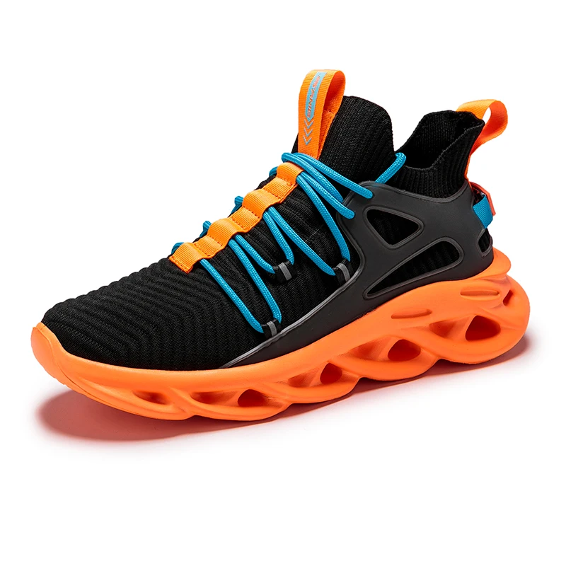 
Blade EDGE shoes casual sports shoes breathablecomfortable and antiskid wear-resistant and fashionable run fly woven large size 