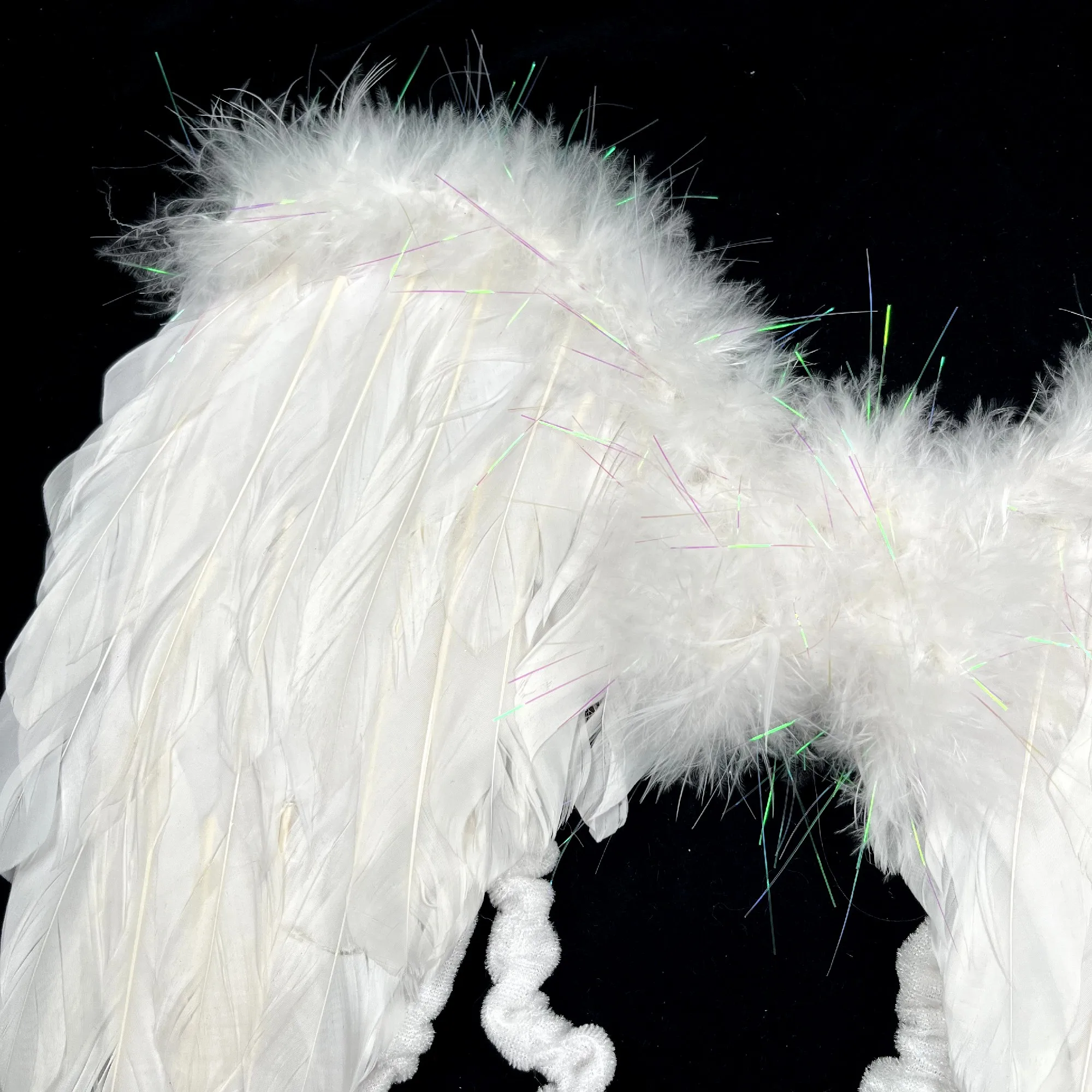 Factory Customization Angel Wings and Halo Headband Set for Parades Costume Party Show Holy and Pure Feather Halo Wings Set