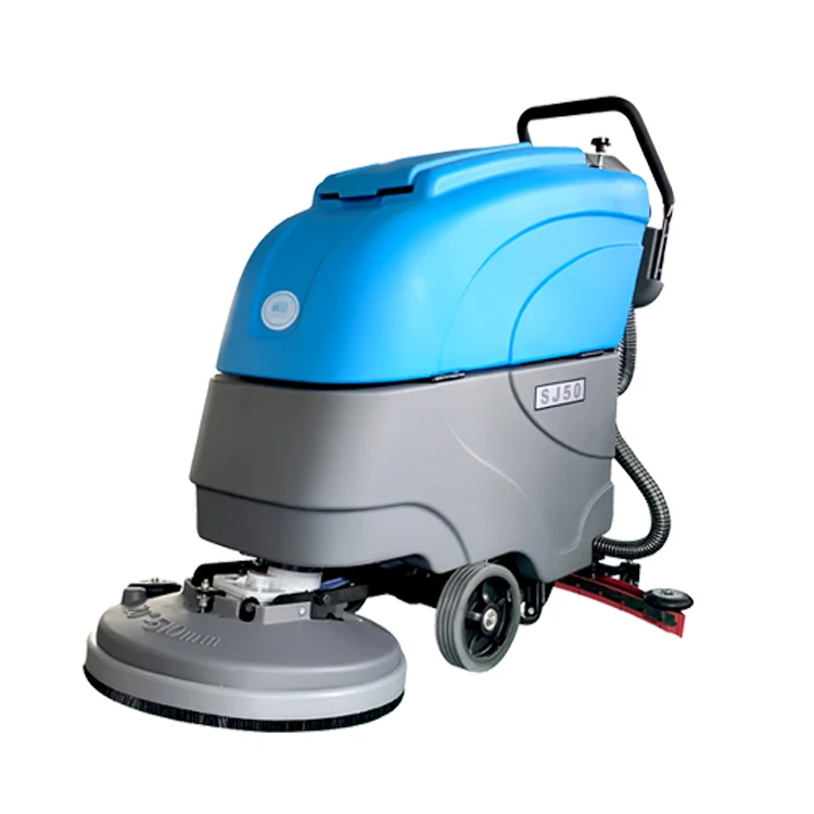 Epoxy floor cleaning industrial scrubber factory workshop dirt and dust scrubbing hand