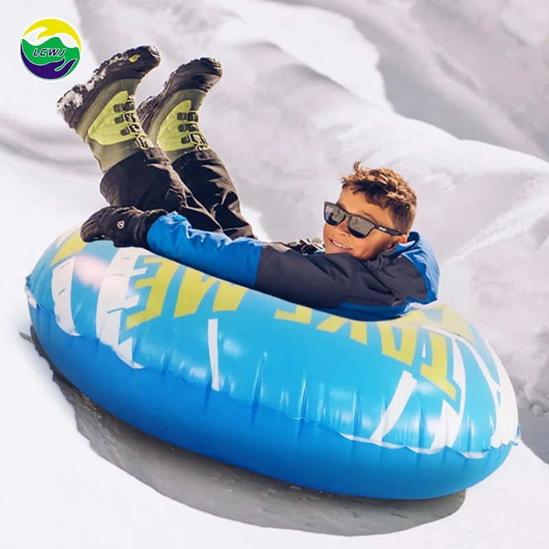 LC PVC Snow Tubing Toy Inflatable Snow Sledge Tube Snow Tubing-Sledge