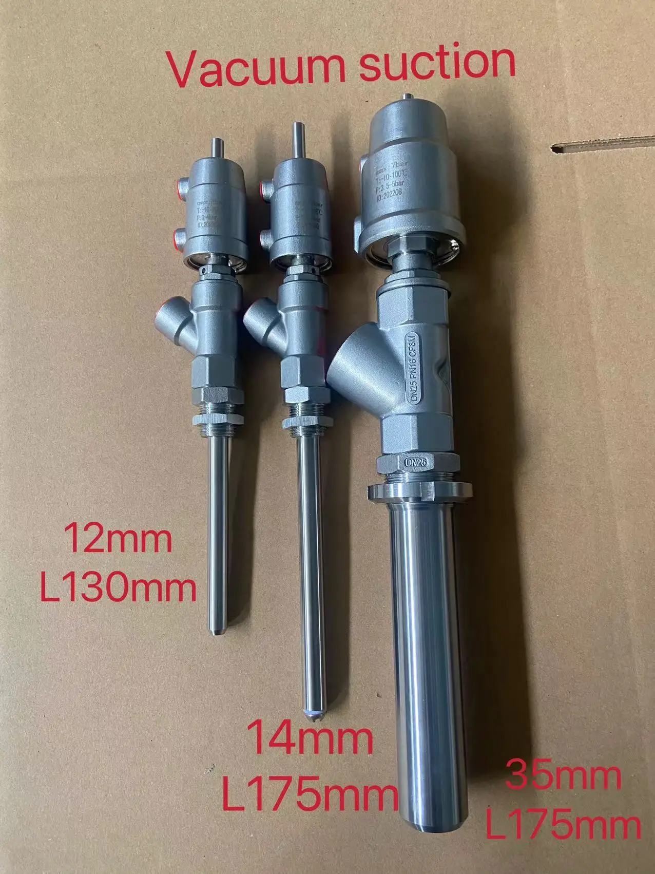 Vacuum back suction filling nozzle stainless steel material for all bottle filling