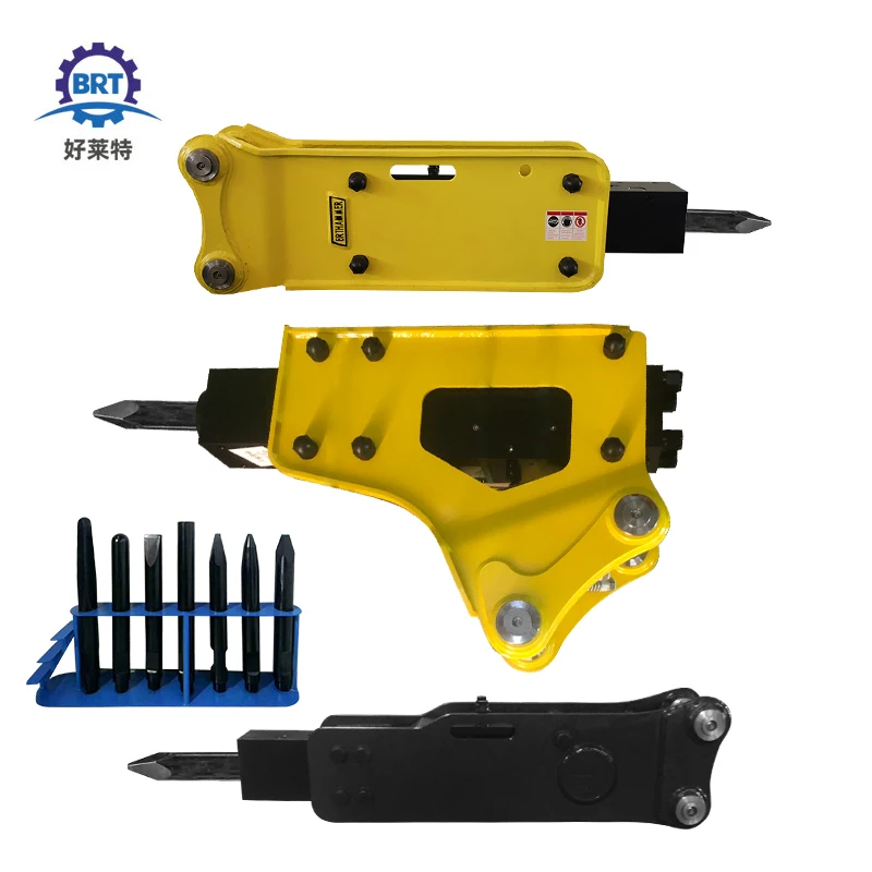Bright Help The Crusher Crush Big Rocks Hydraulic Breaker Hammer for Cat Excavator