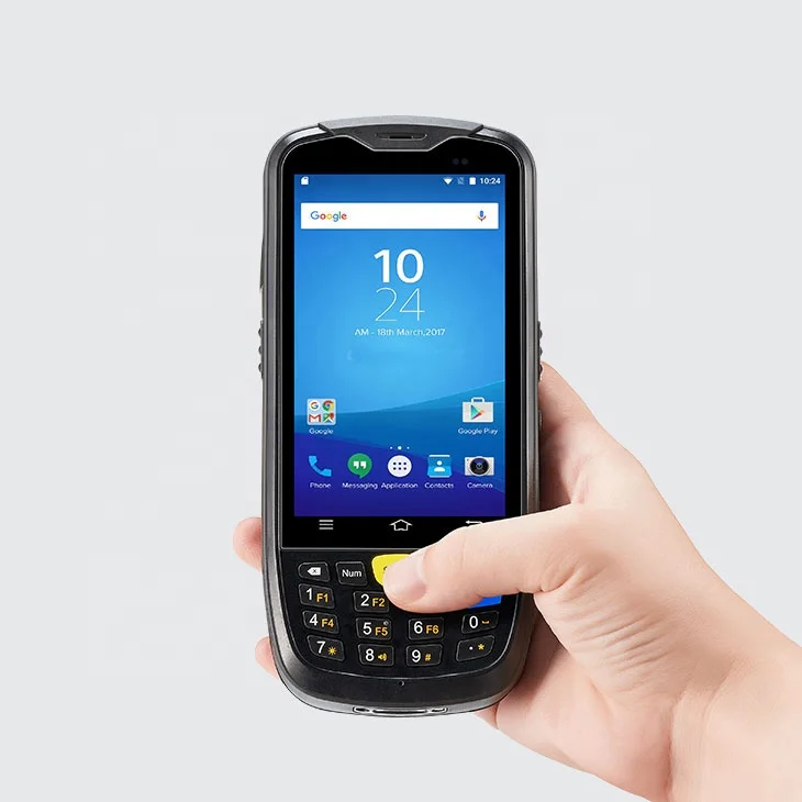 Прочный Android 10 4G Портативный КПК 1D 2D QR-код NFC считыватель инвентаризации мобильных данных терминал