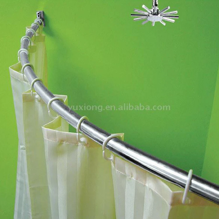 
bathroom 2m telescope shower curtain rod shower curtain tension rod telescopic rail 