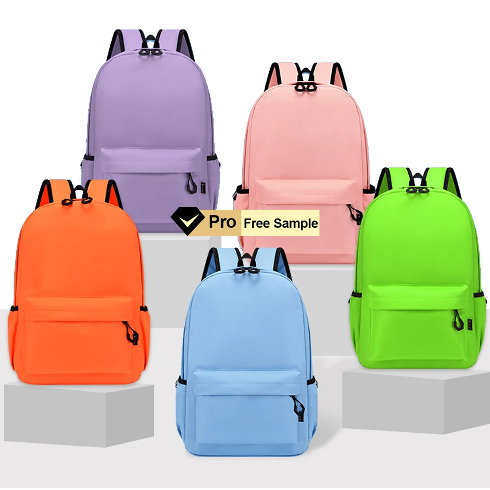 Free Sample Custom Wholesale 2023 Cheap Casual Kids Design Gril Boy School Bag Children Cartoon Mochila Laptop Student Backpack
