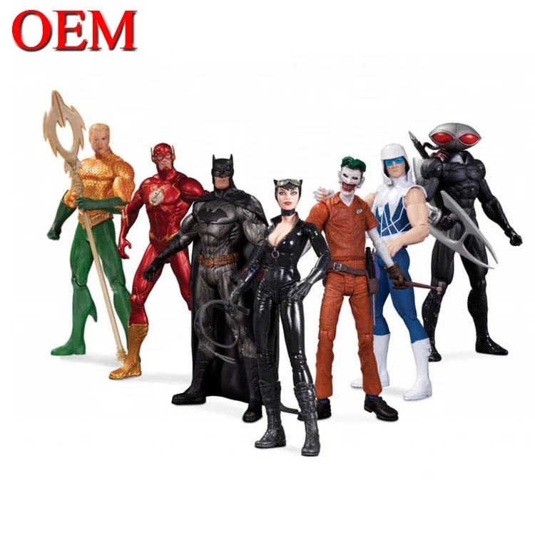 China Factory Customized DC FIgure Design 3D Plastic Figurines