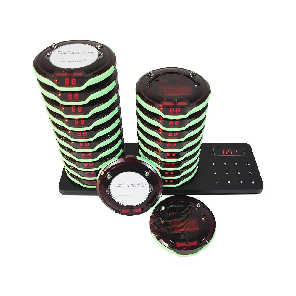 IP67 Waterproof 1000m Signal Range High Quality Restaurant Bar Cafe Wireless Take Food Guest Paging System