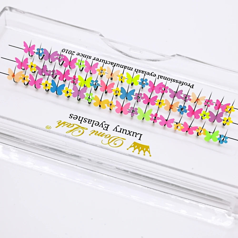 DIY Big Butterfly Lash Extension Cosplay Makeup Beauty Individual Eyelashes Extension Wholesale Supplier