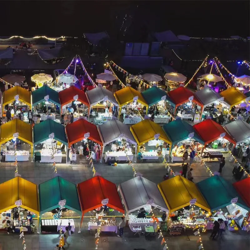 Night market activities Stall tent outdoor home awning Parking shed Steel awningGazebo Canopy Wedding or Event 3*4m
