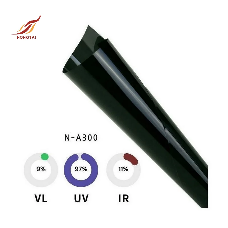 china factory black uv ir automotive tint protective nano carbon ceramic window solar film car