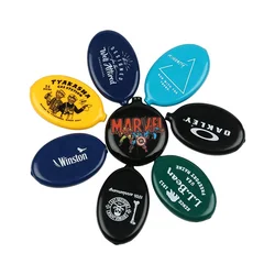 Ebay hot sale cute gift PVC material squeeze coin purse silicone coin purse