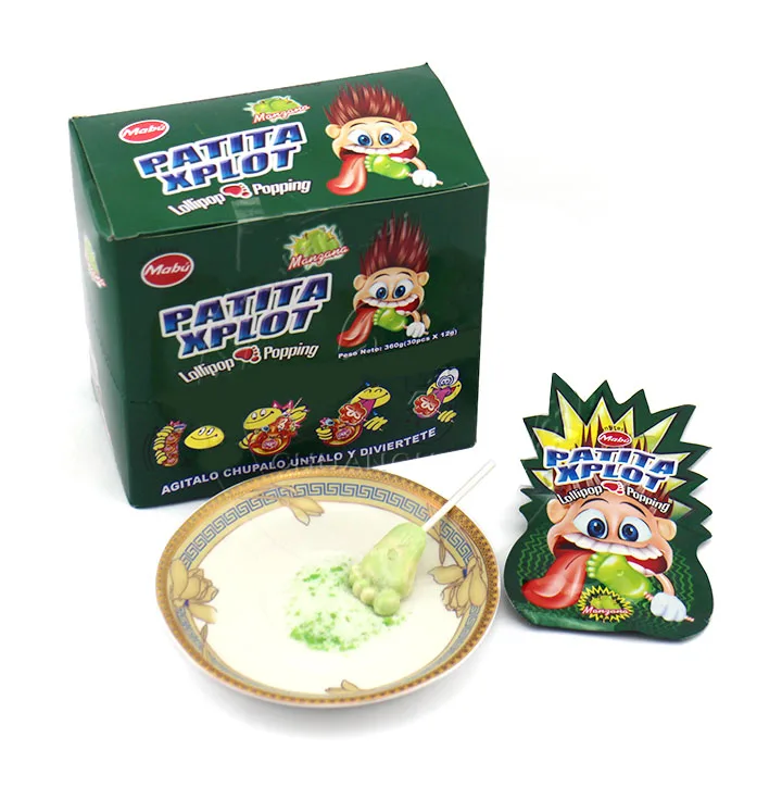 Big foot Lollipop Popping Hard Candy Baby Feet Shapes Fruit Flavors Foot Lolli Individually Wrapped Bulk Variety Party Lollipop