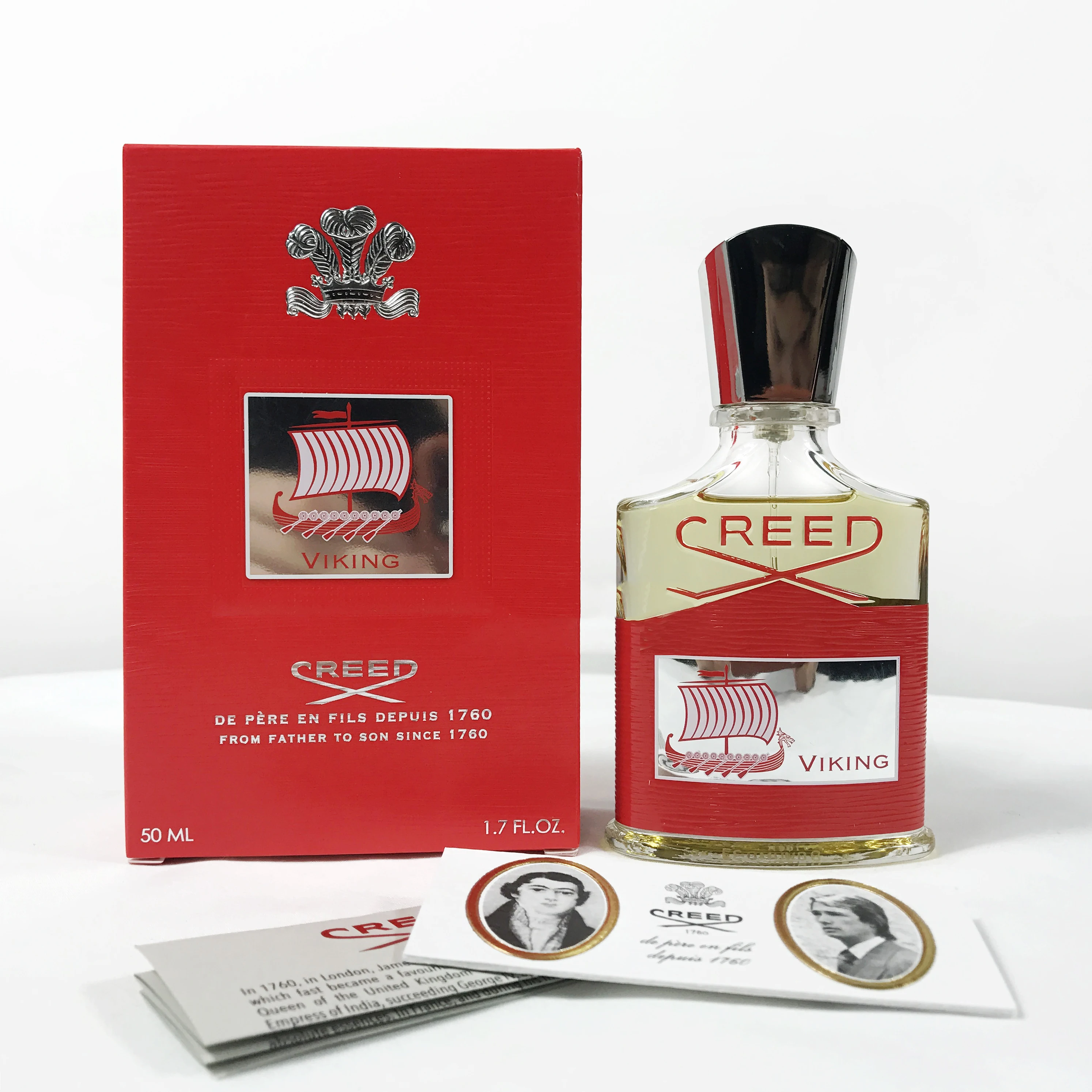 100ml Brand Men Perfume Red Creed Viking Perfume Lasting Fragrance Classical Body Spray Parfum High Quality Men Arab Perfume