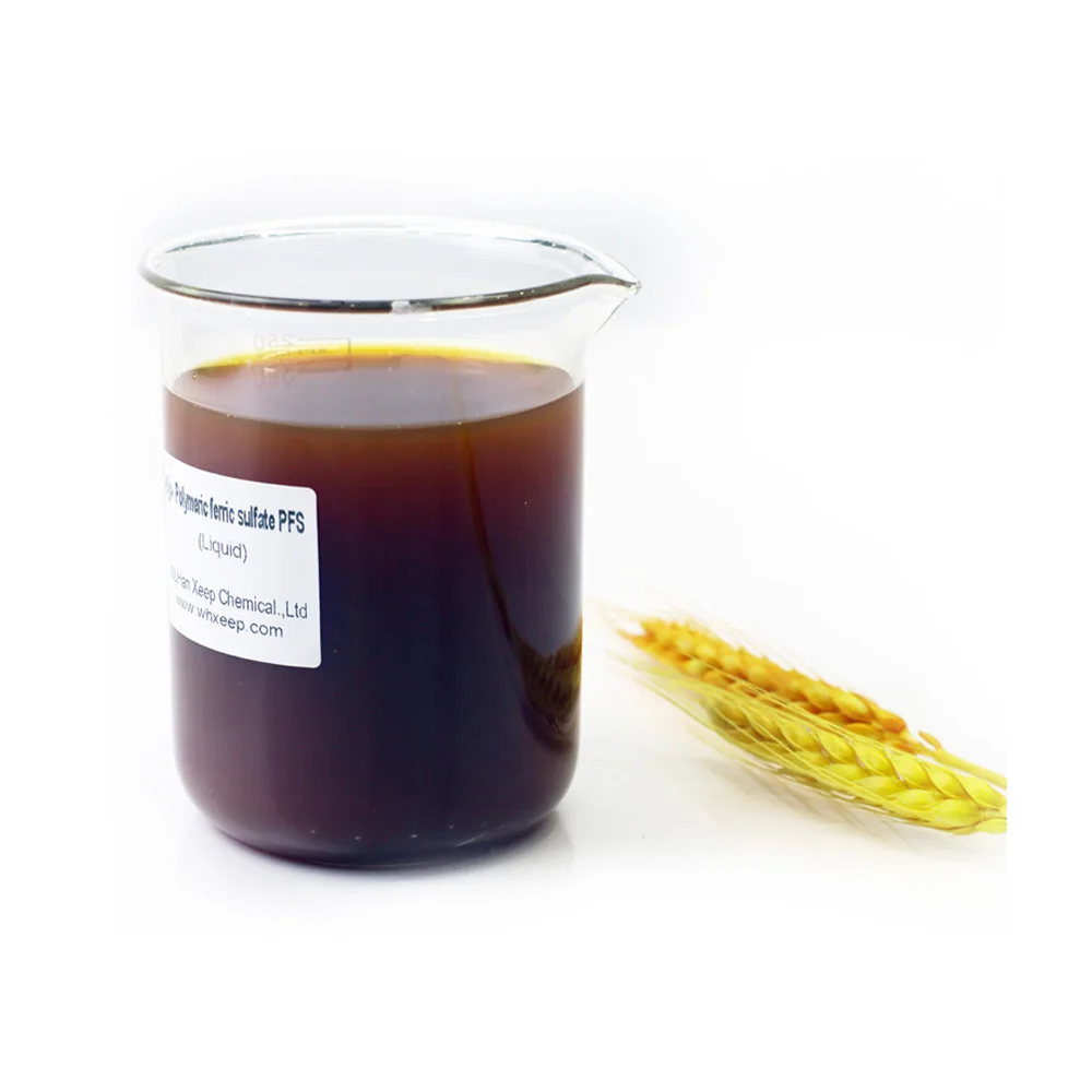 High Purity Polyferric Sulfate/ Poly Ferric Sulfate PFS For Waste Water Treatment