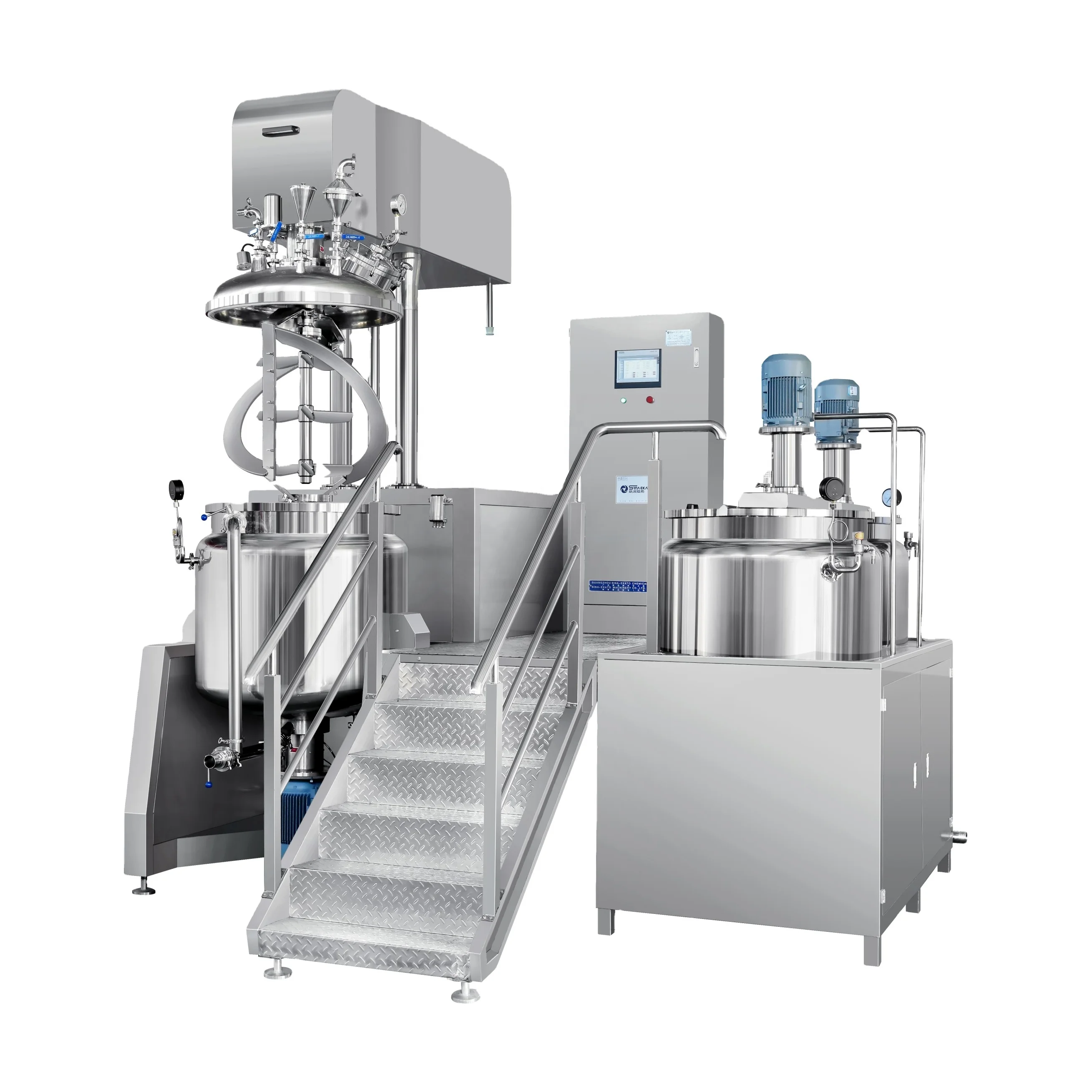 High Quality And Low Overhead New Design Hydraulic Lifting High Shear Mixer Vacuum Dispersing Emulsifying Equipment