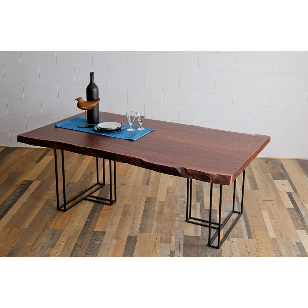 
Natural red urucurana original wood big coffee dining solid wood tables 