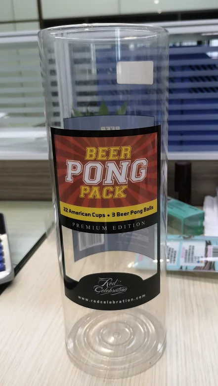 Custom Tube Box PVC/PET Clear Cylinder Round Plastic Packaging