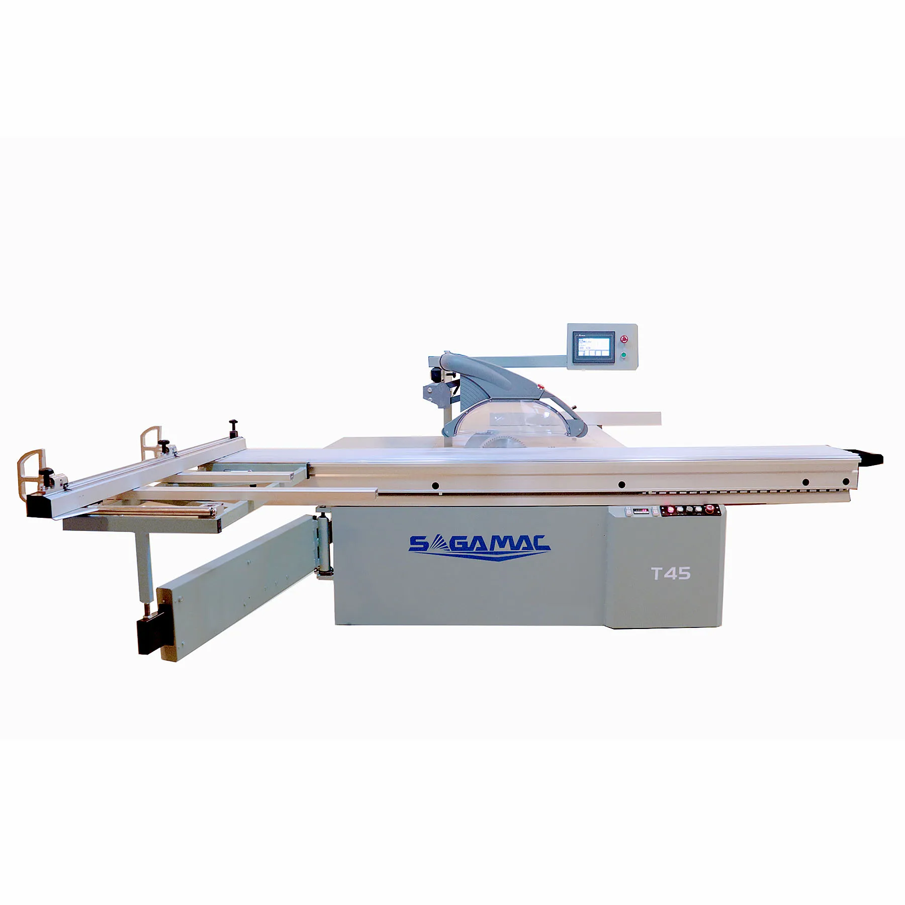 SAGA Industrial Heavy duty CNC Tilting function sliding table saw