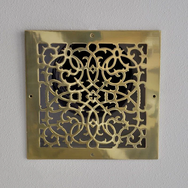 Fancy Vintage Designer Bathroom Decoration Brass Floor Trap Cover Toilet Hole Cover For Drain