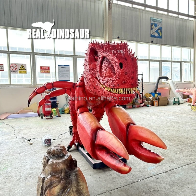 Artificial Customized Tyrannosaurus crab Model Animatronic Animal Models for Zoo