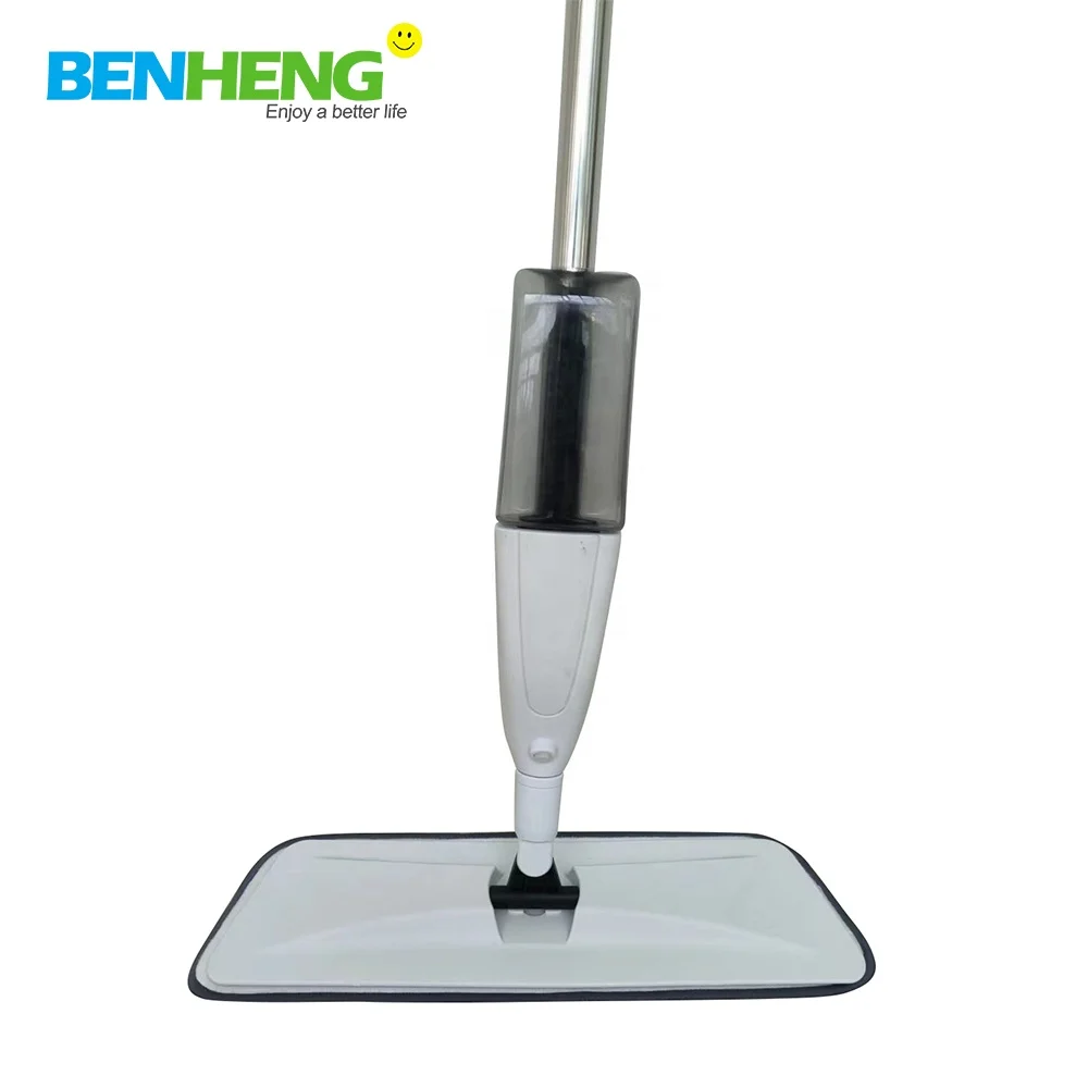 Healthy Water Spray Mop Sweeper Smart Floor Cleaner 360 Rotating Rod Microfiber Spin Mop