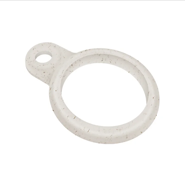 2021 Factory custom wholesale Original Wheat Straw Anti-drop anti-vibration Degradable air tag case