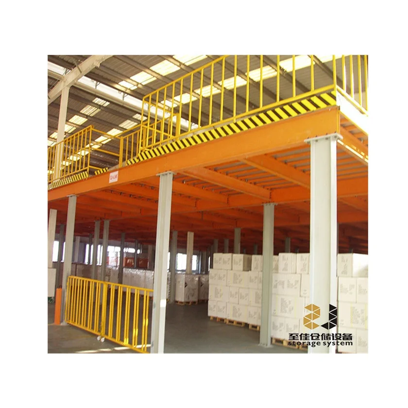 Высококачественная складская мезониновая стойка и платформа