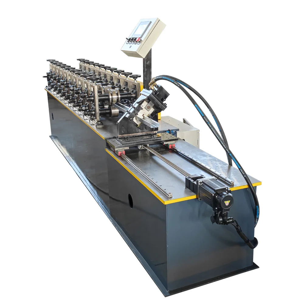 High Speed C U Rail Stud Metal Ceiling Light Steel Roof Profile Keel Forming Machine