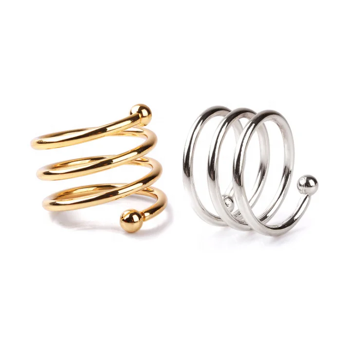 Metal napkin ring for hotel restaurant