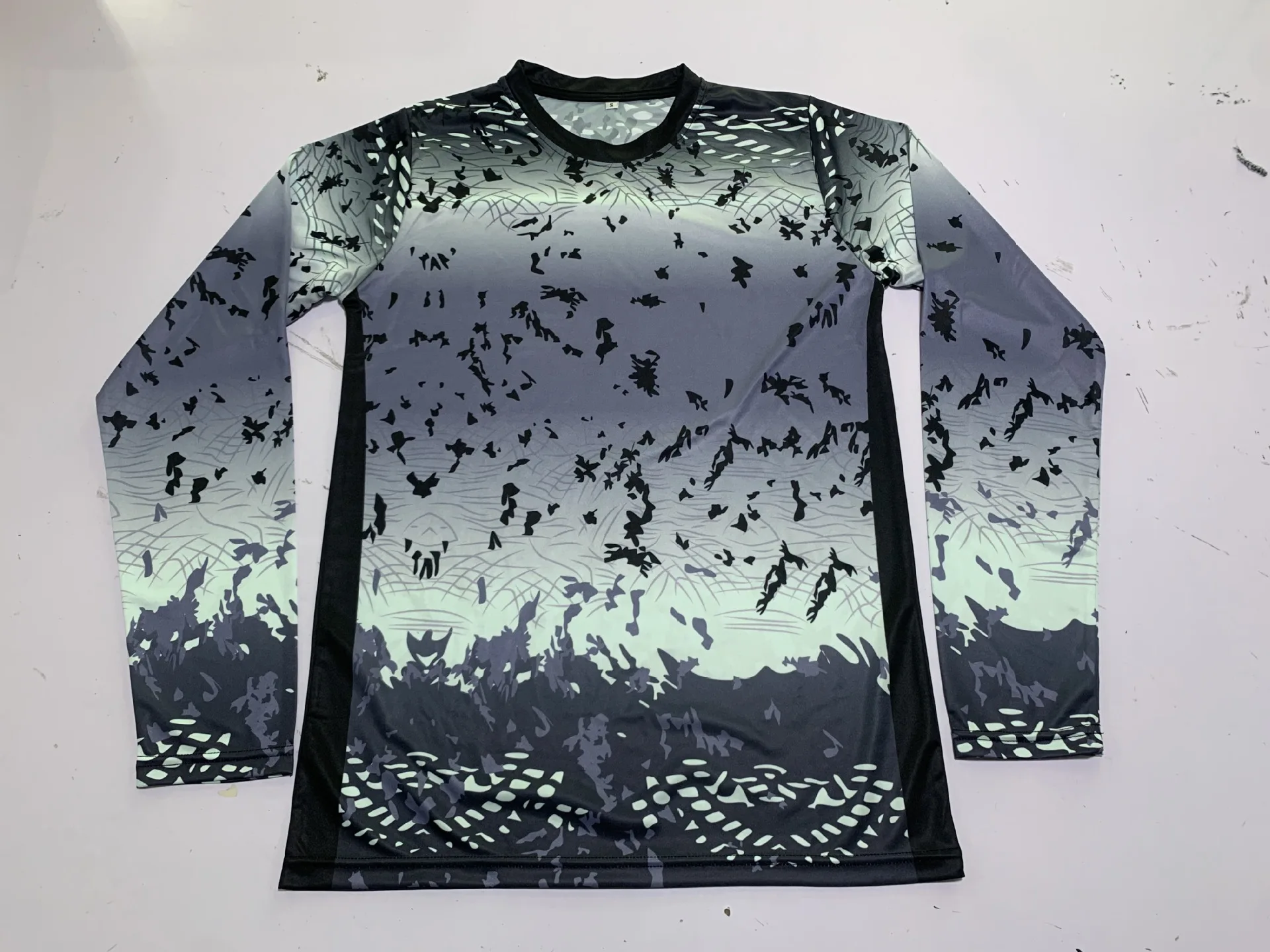 Wholesale Sublimation Summer Fast Dry Seaside Suit Men Clothing Uv Sun Protected Long Sleeve T Shirt Fishing