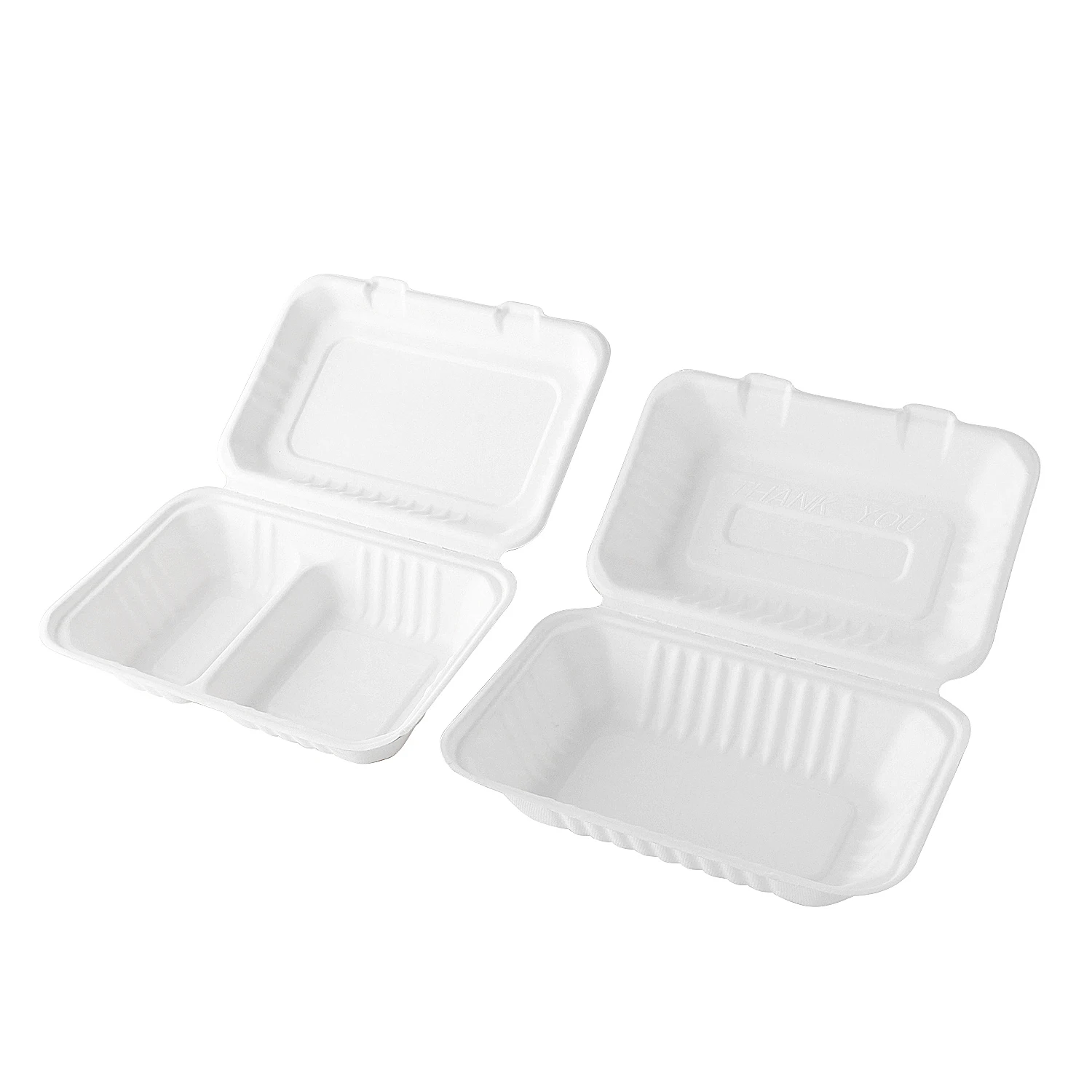 healthy biodegradable sushi fast food container packaging box frozen food box bagasse