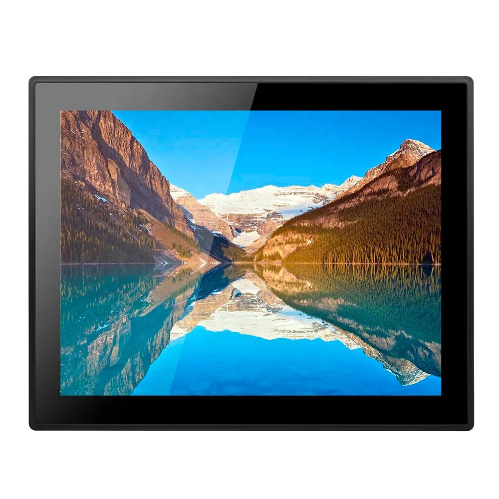 15' 12.1' 17' 19' IP66 VGA Flat LCD Self-service Kiosk Capacitive Touch Open Frame Monitor Industrial Ad Display