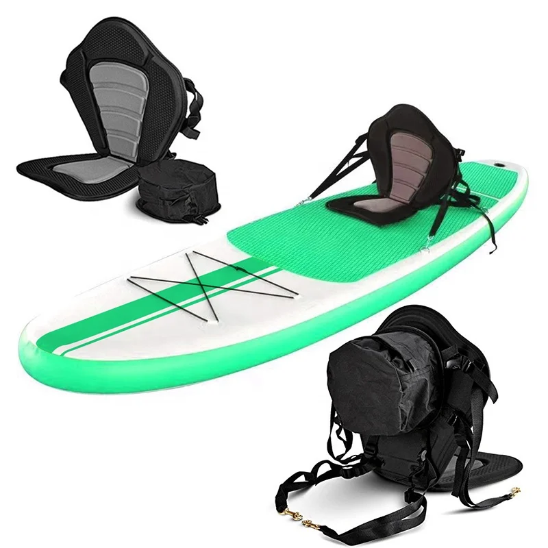 GeeTone OEM Заводская поставка, вышитая подставка, байдарка, весельные доски, Индивидуальный бренд, бесплатный дизайн, надувная весельная доска с сиденьем