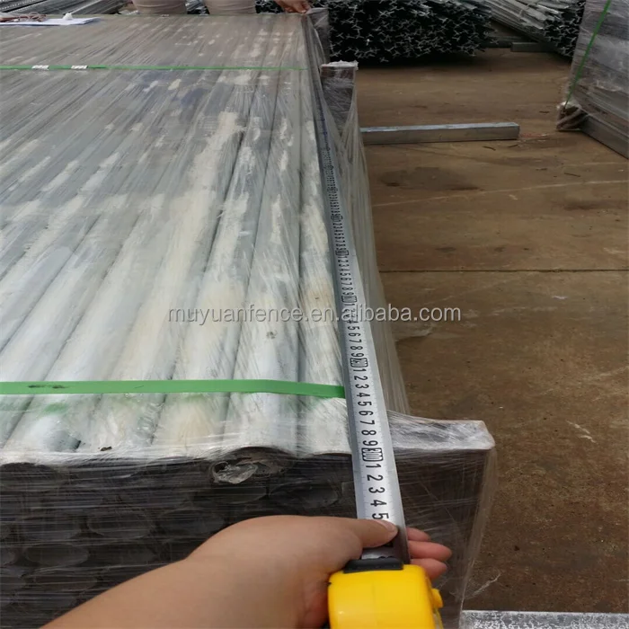 Manufacturer Residential Commercial  5ft 6ft 7ft 8ft 10ft galvanised vinyl coat chain link fence poles