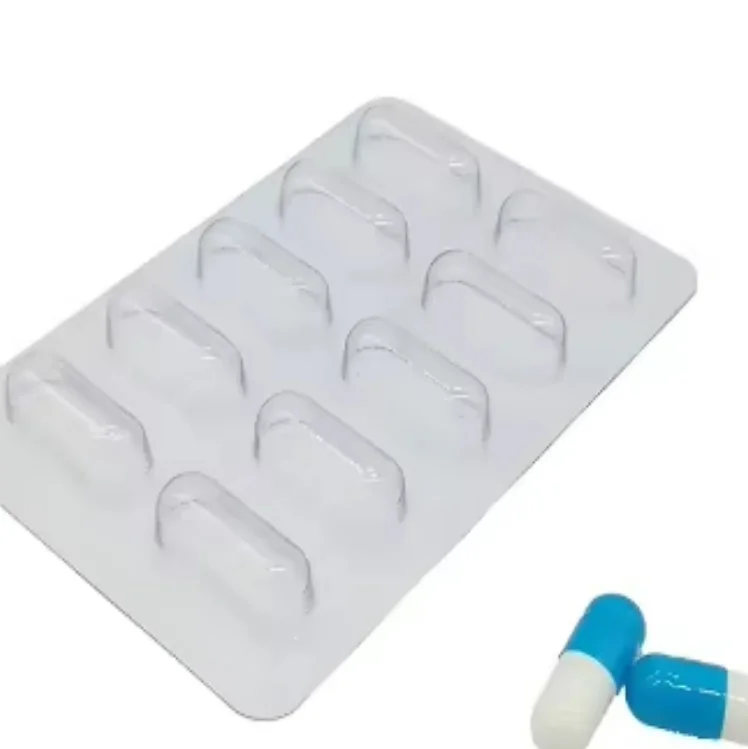 Pvc trays clear Blister sheets Packing pvc trays packaging plastic capsule Blister sheets