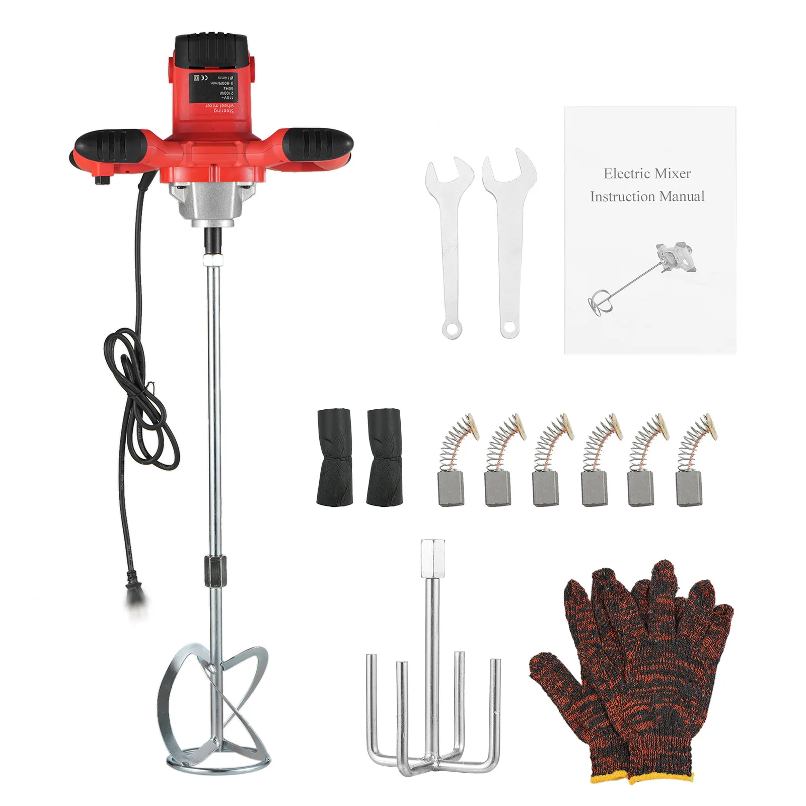 Industrial electric mixer/6-speed paint/cement putty powder/coating/power tools