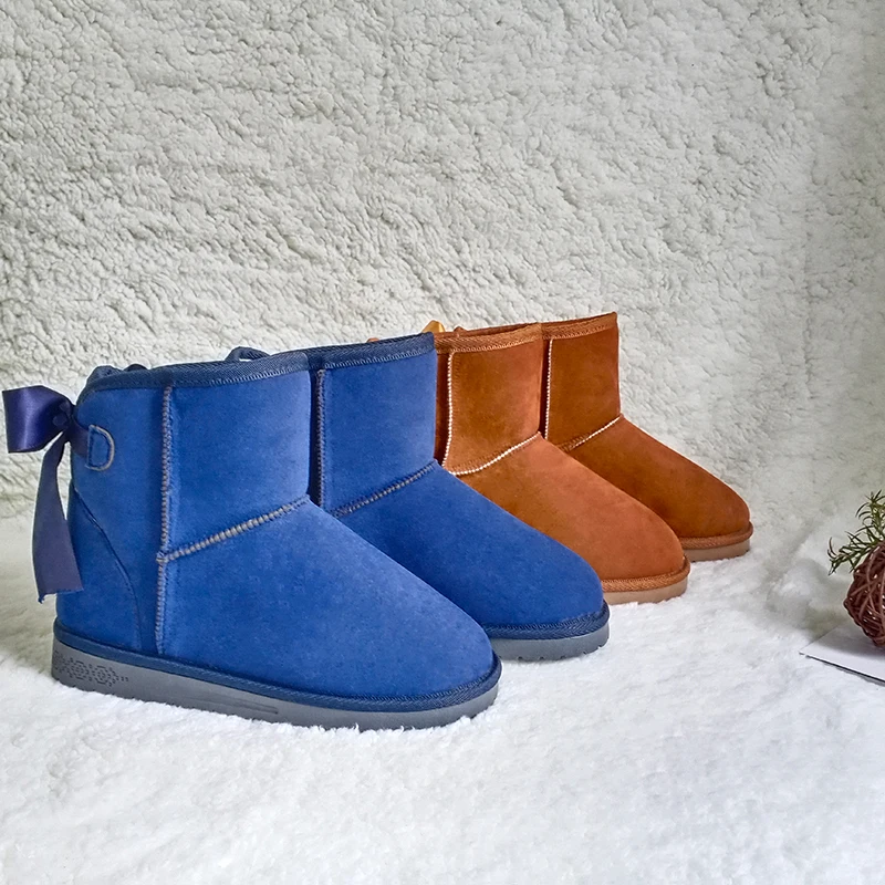 Newly Listed Suede Comfortable and Warm Snow Boots Fashion Cotton Winter Medium Tube Snow Boots for Women