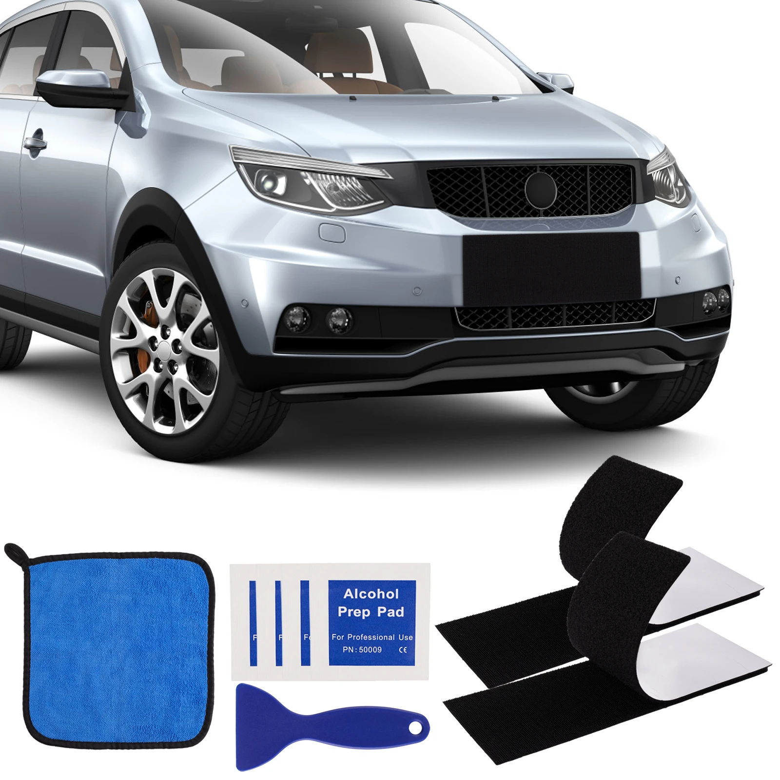 Invisible license plate holder Hook and loop license plate fastener Car License Plate Fixing