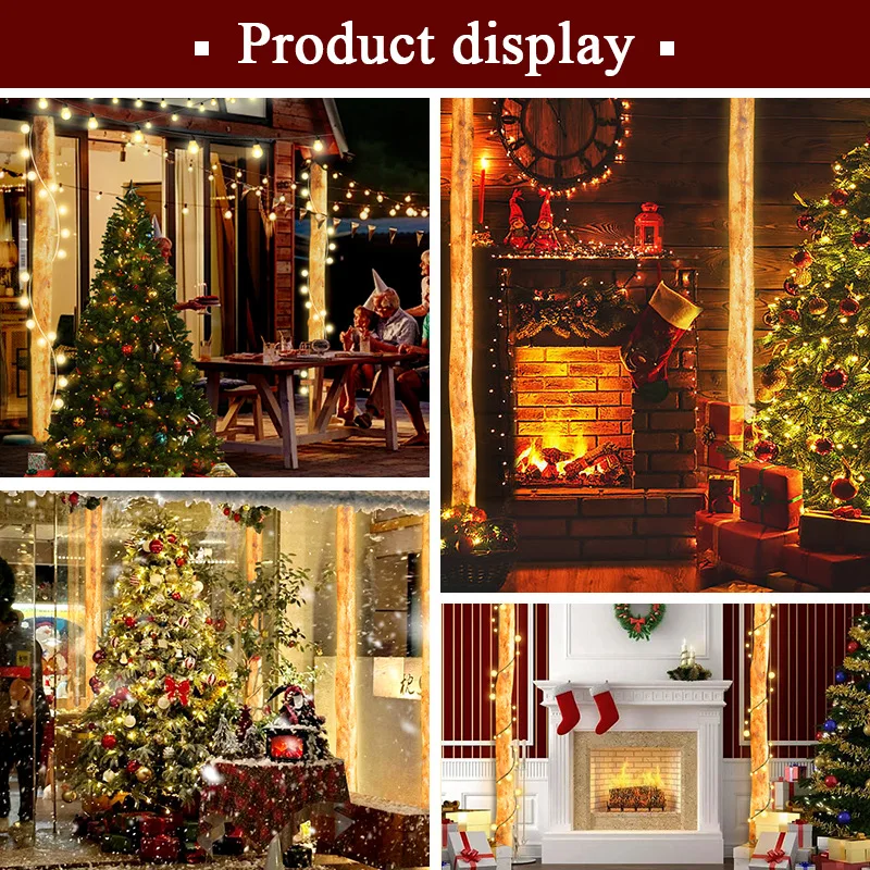 Modern Home Decor Led Glowing Birch Tree 1M  Christmas Decoration Holiday Decorations Garden Landscape Tree Lights