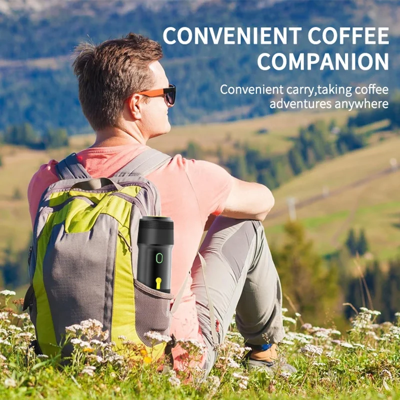 New Design Automatic mini adjustment drip hand coffee bean grinder smart coffee maker for travel