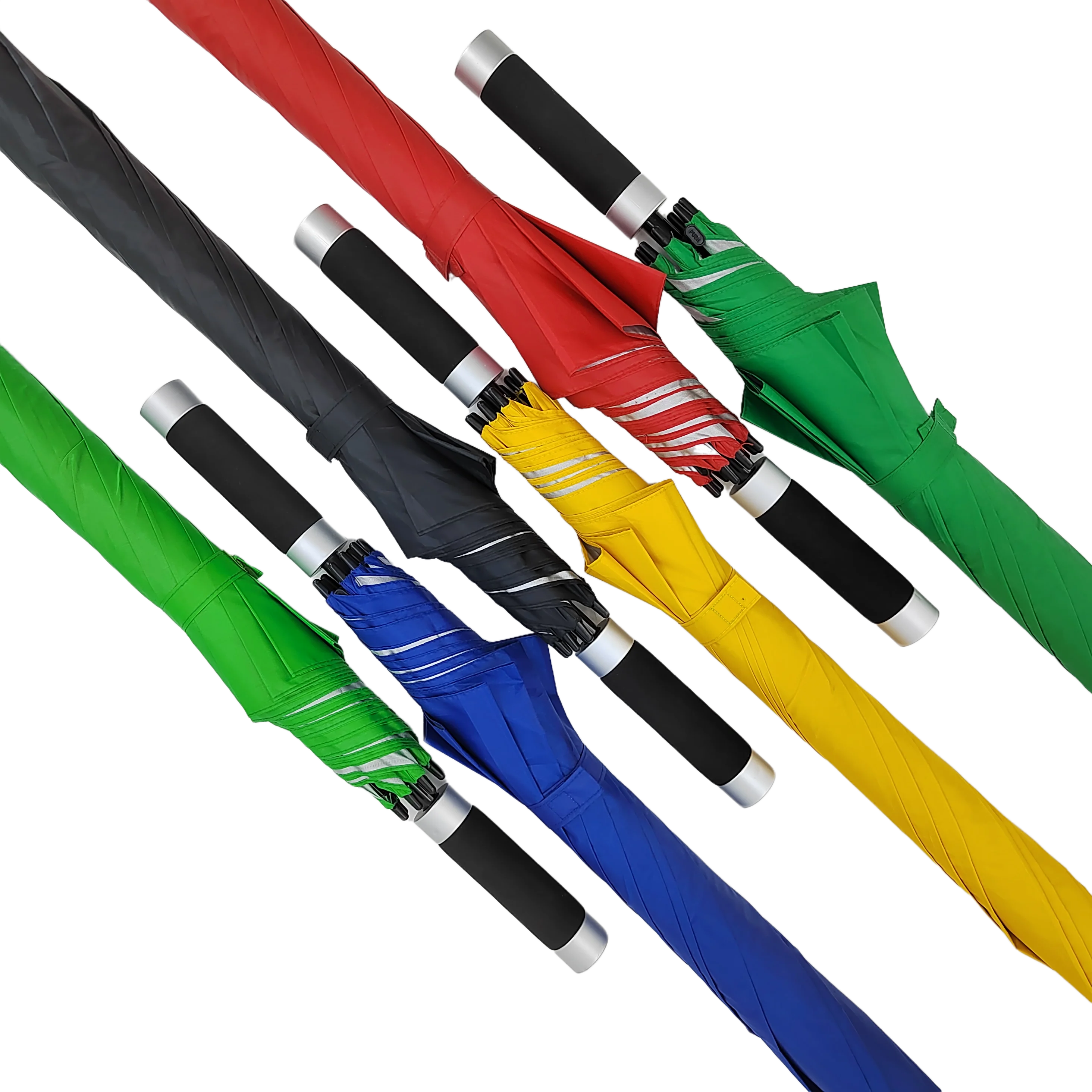 Wholesale Extra Large Long Golf Umbrella with Custom Logo Windproof Auto Open Double Ribs Structure for Travel Car