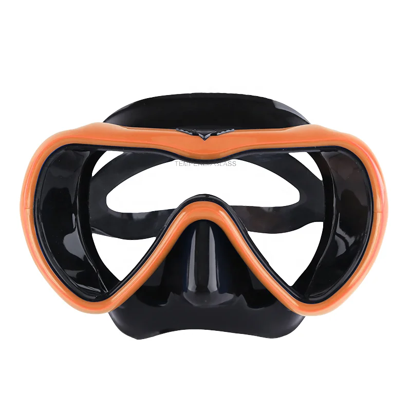 Fashionable Single Lens Large View Snorkel Diving Mask