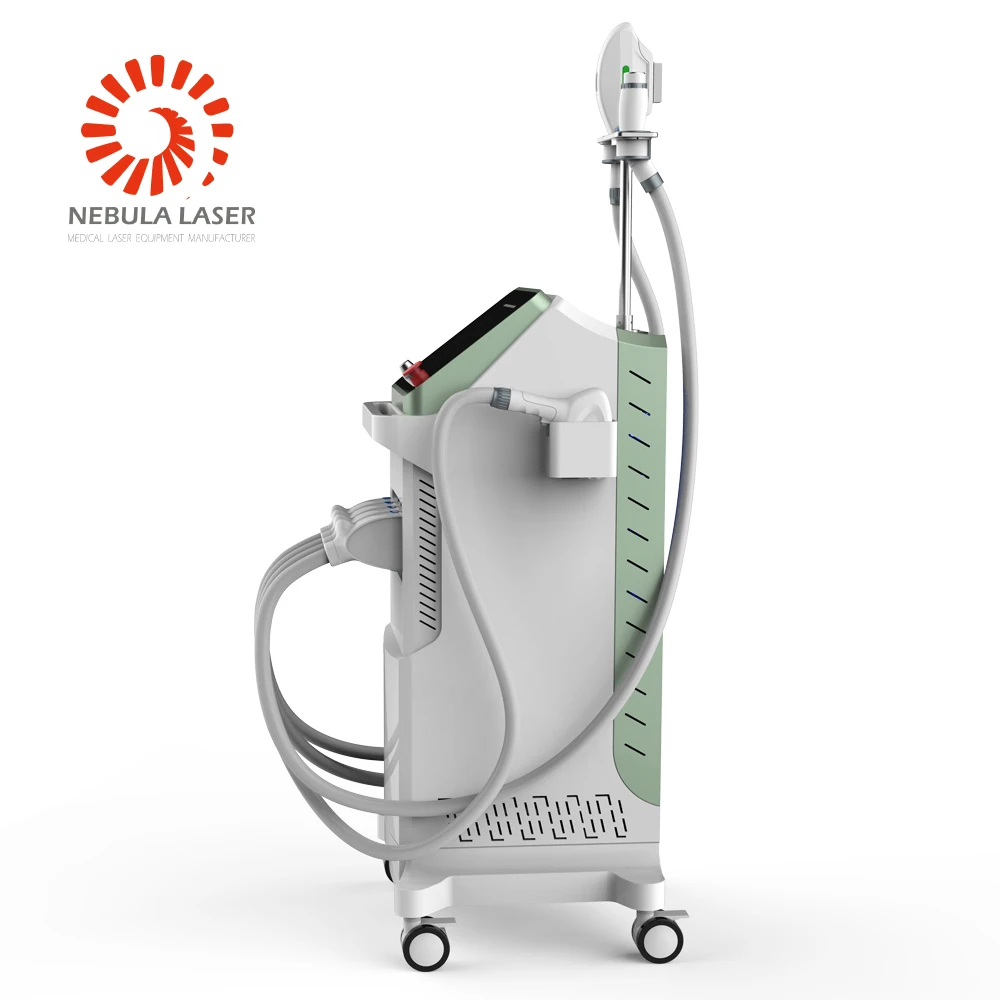 4 in 1 high power ipl elight nd yag laser tattoo removal 808nm hair removal beauty salon machine