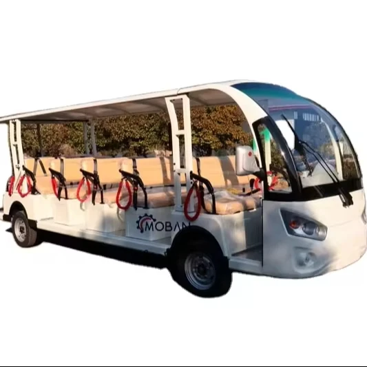 Hot Sale Manufacture Sightseeing 11 17 Seater Elektro Shuttle Bus Golf Cart Bus on sale