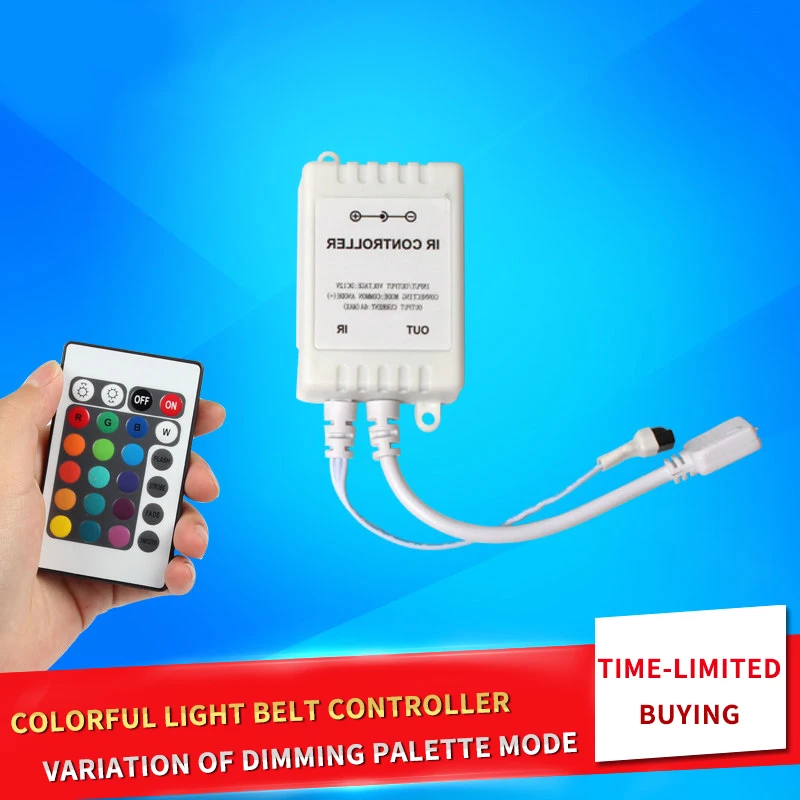 
Good Quality factory price IR RGB 72W remote controller for led strip 