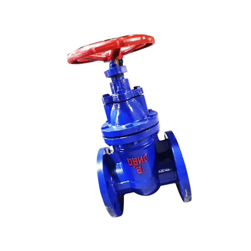Factory price hard seal non-rising stem gate valve manual cast iron flange metal seat gate valve
