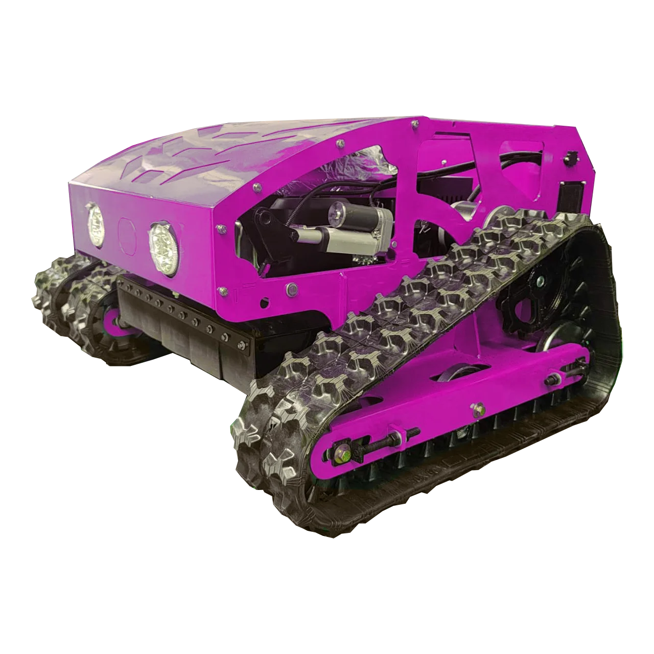 2024 The new design of lawn mower robot cleaning terrace weeding orchard slope mower manufacturers