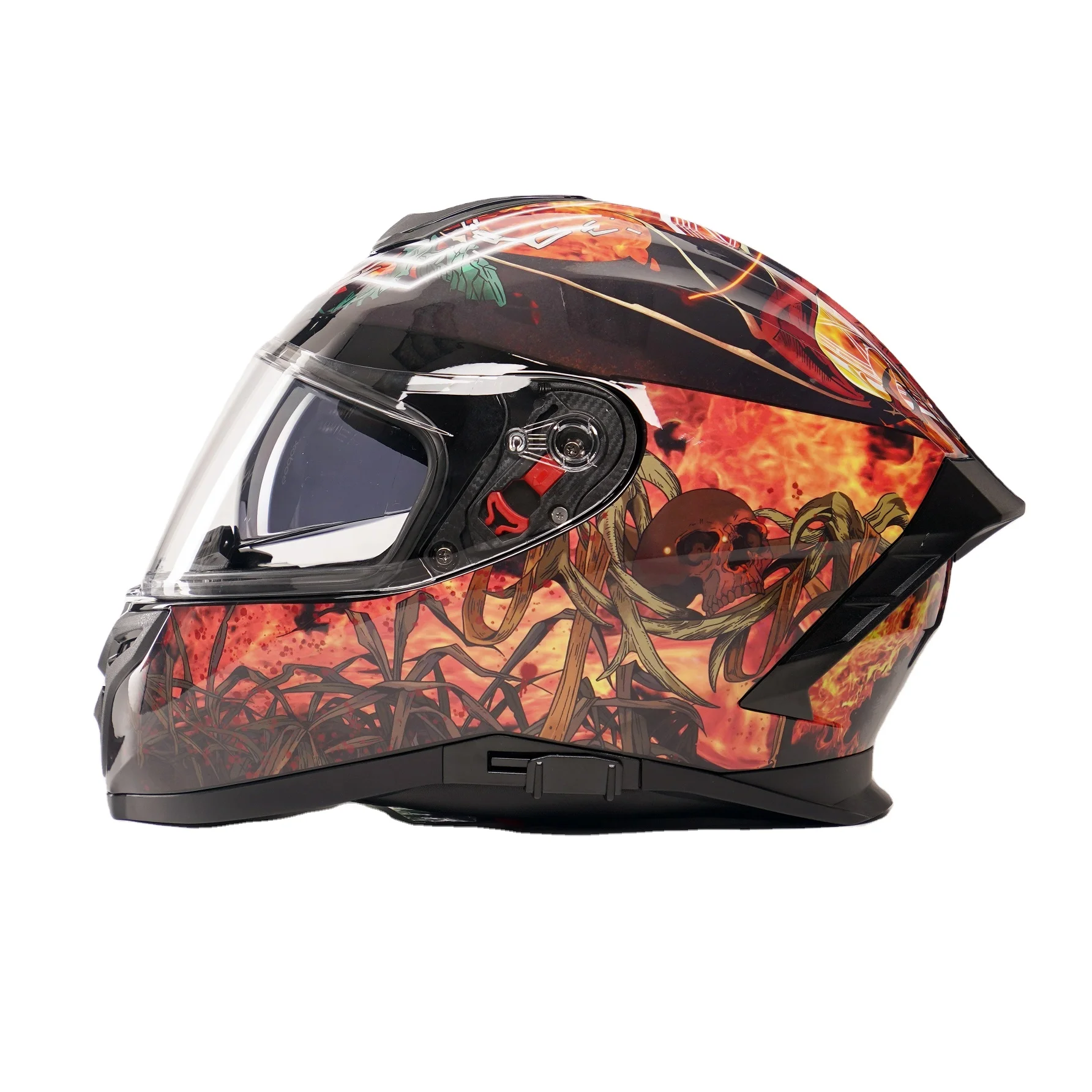 Оптовая продажа, мотоциклетный шлем на все лицо, качественный шлем ABS с сертификатом DOT