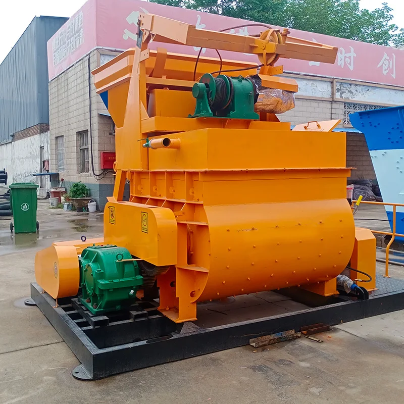 JS500 JS750 JS1000 JS500 JS1500 JS2000 JS3000 concrete mixers prices twin shaft concrete mixer for sale