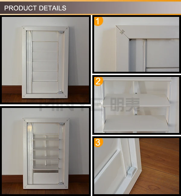 Plastic Interior Door Pvc Louver Shutter Window